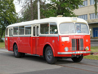 Autobus Škoda RO vůz č. 80