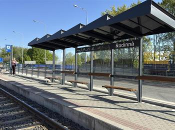 foto - tramvajová zastávka Rodinná 