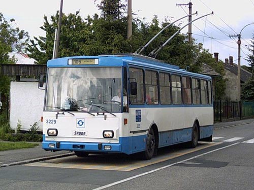 Trolejbus Škoda 14 Tr č. 3229
